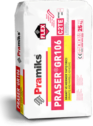 PRASER ® GR106 C2TE Flex Granit  ve Mermer Yapıştırıcı ( Güncellendi )