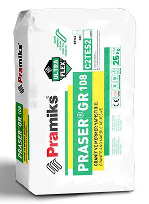 PRASER ® GR108 C2TES2 Ultra Flex Granit ve Mermer Yapıştırıcı (Güncellendi )