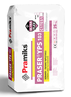 PRASER ® YPS103 C1TES1 Ultra Flex Seramik ,Fayans ve Karo Yapıştırıcı ( Güncellendi )