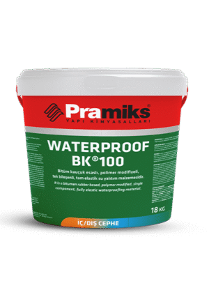 WATERPROOF ® BK100 Bitüm Kauçuk Esaslı Tek Bileşenli Tam  Elastik Su  Yalıtım Malzemesi( Güncellendi )
