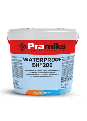 WATERPROOF ® BK200 2 Bileşenli Bitüm Kauçuk Esaslı  Çift Bileşenli Tam Elastik Su Yalıtım Malzemesi  ( Güncellendi )
