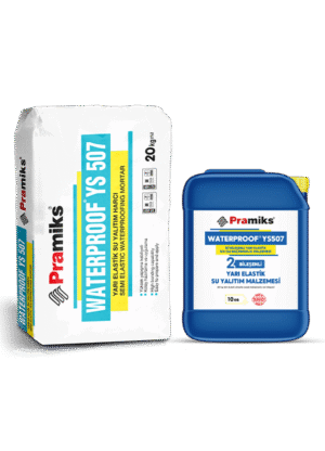 WATERPROOF ® YS507 Çimento Esaslı Çift Bileşenli Yarı Elastik Su Yalıtım Malzemesi( Güncellendi )